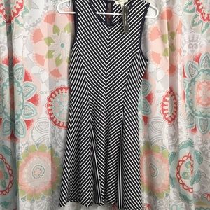 Monteau Navy Striped dress